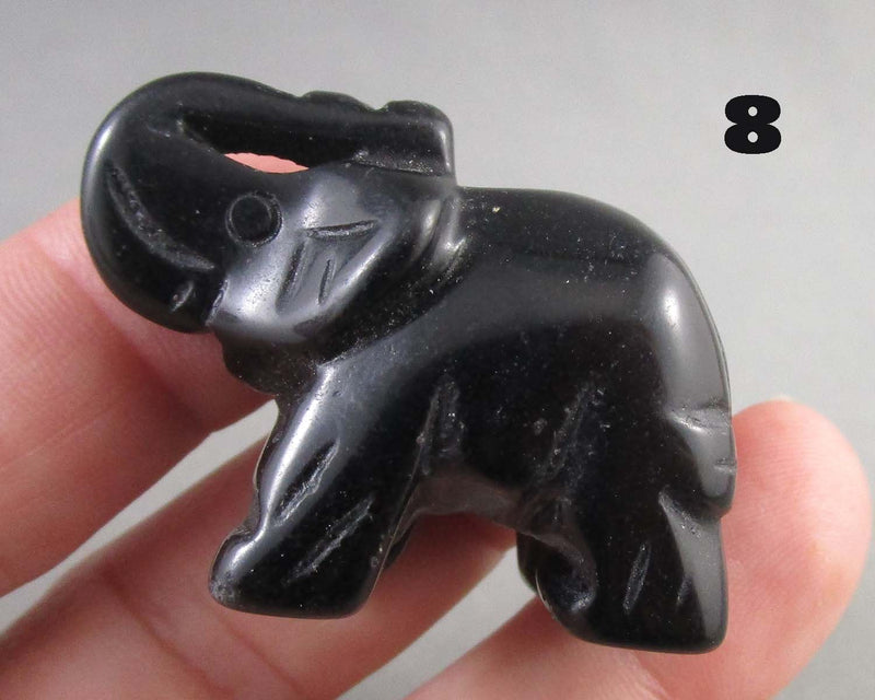 You Choose! Gemstone Elephant Statue 1.5" 1pc