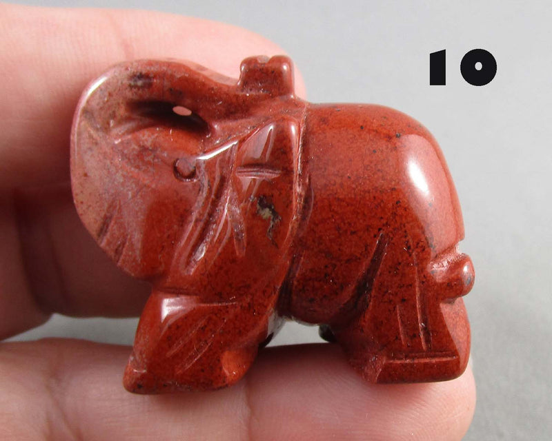 You Choose! Gemstone Elephant Statue 1.5" 1pc