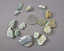 Turquoise Stone Raw 2pc J017**