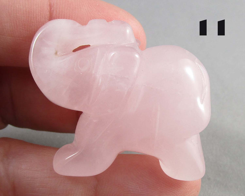 You Choose! Gemstone Elephant Statue 1.5" 1pc