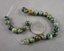 African Turquoise Beads Round Various Sizes