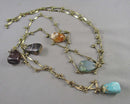 Mixed Gemstone Necklace (Vintage) H142-1