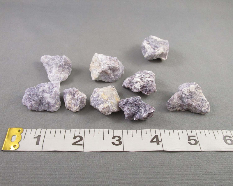 Lepidolite Stones Raw 3pcs Z074