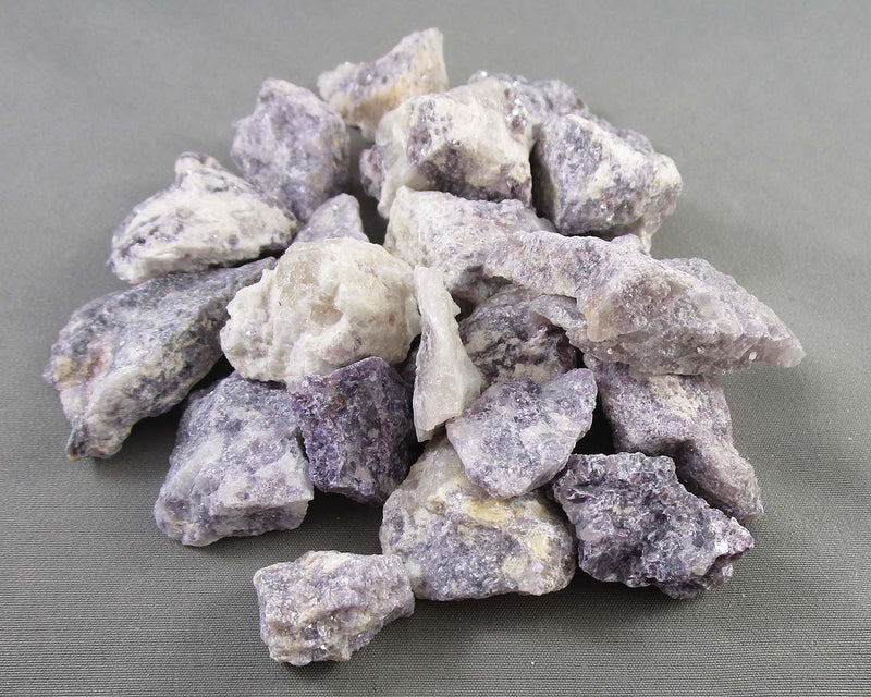 Lepidolite Stones Raw 3pcs Z074