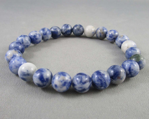 Blue Quartz Gemstone Bracelet 1pc Z079