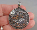 Viking Wolves Stainless Steel Pendant Z043