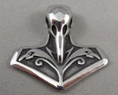 Viking Raven Skull Stainless Steel Pendant Z036