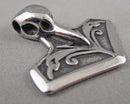 Viking Raven Skull Stainless Steel Pendant Z036