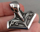 Viking Raven Skull Stainless Steel Pendant Z036