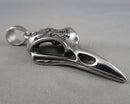 Viking Raven Skull with Compass Symbol Stainless Steel Pendant Z037
