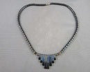 Hematite Necklace Vintage H011-16