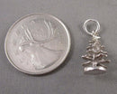 925 Sterling Silver Christmas Tree Pendant (Vintage) H021-1