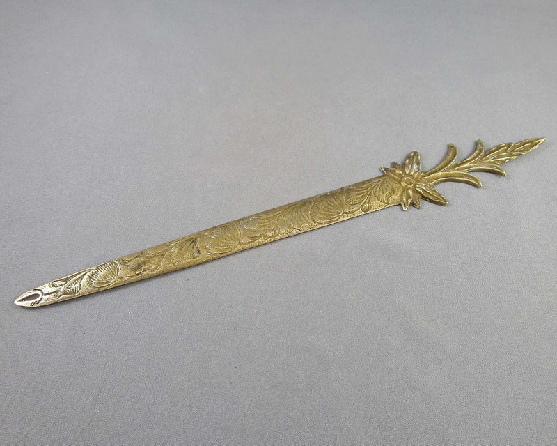 Brass Letter Opener Vintage 1pc