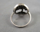 Tree of Life Ring Size 7.5 (925 Sterling Silver) Vintage H011-17