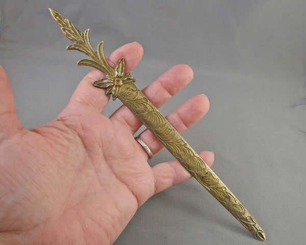 Brass Letter Opener Vintage 1pc