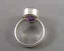 Amethyst Ring Size 5.5 Sterling Silver 925 (Vintage) H021-8