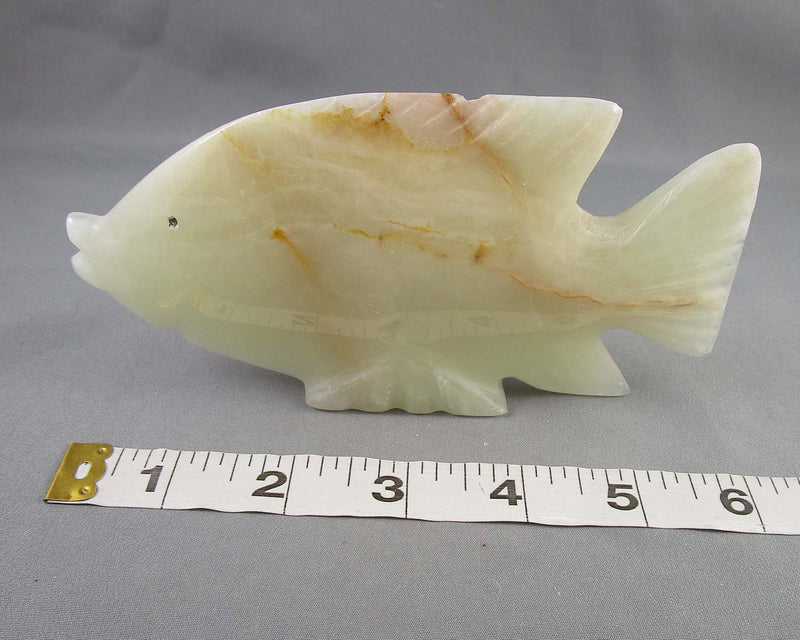 Onyx Stone Angel Fish 1 pc