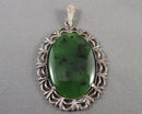 Jade Gemstone Pendant (Vintage) H021-20