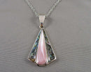 Abalone Gemstone Pendant Necklace H021-22