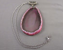 Agate Gemstone Pendant Necklace H021-23