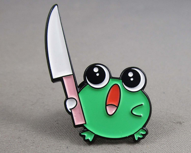 Murder Frog Enamel Pin 1pc (BIN 21)