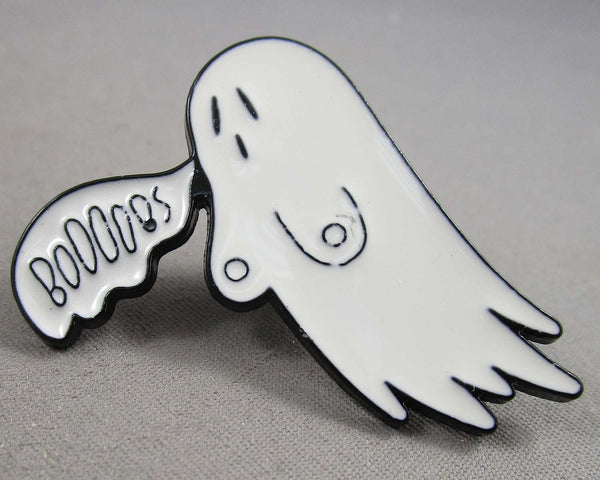 Ghost "Boooobs"  Enamel Pin 1pc (BIN 20)