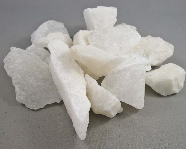 White Quartz Crystals Raw 3pcs H089**