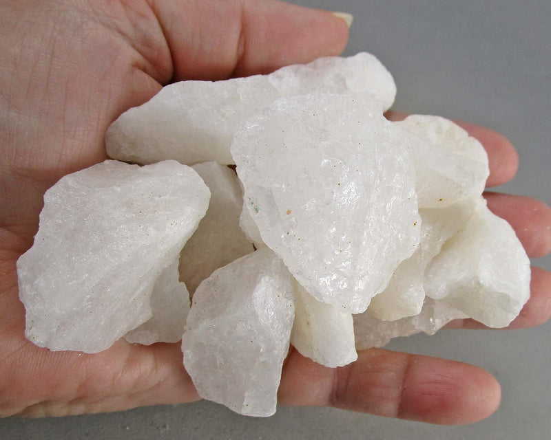 Raw hot sale white quartz