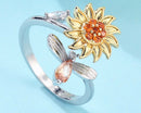 Spin Ring / Fidget Ring Sunflower Z049