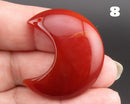 You Choose!  Gemstone Moon (Drilled)
