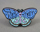 "They / Them" Butterfly Enamel Pin 1pc (BIN 101)