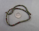 Dragon Blood Jasper Beads Round (Various Sizes)