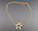 Stainless Steel Bracelet with Stars (Vintage) H143-12
