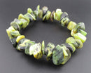 Serpentine Gemstone Bracelet (Vintage) H143-22