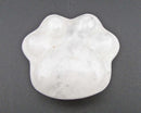 Quartz Gemstone Cat Paw 1pc C797