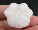 Quartz Gemstone Cat Paw 1pc C797
