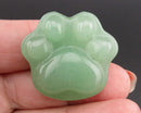 Aventurine Gemstone Cat Paw 1pc C796