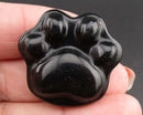 Obsidian Gemstone Cat Paw 1pc C795