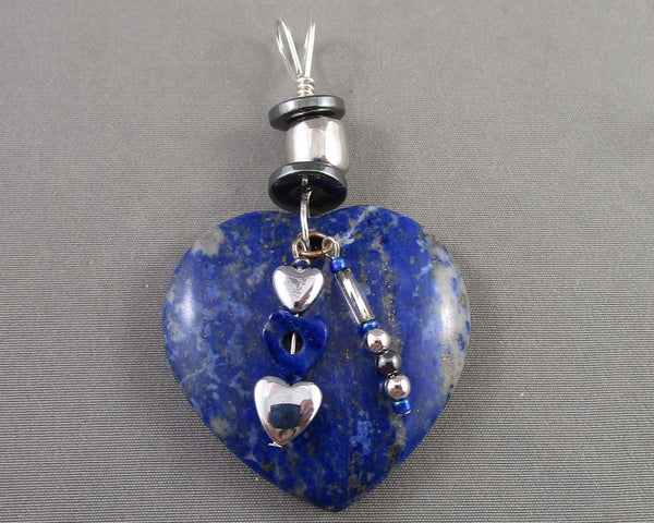 Lapis Lazuli Pendant Vintage B026-4