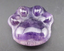 Amethyst Gemstone Cat Paw 1pc C793