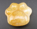 Fire Quartz Gemstone Cat Paw 1pc C794