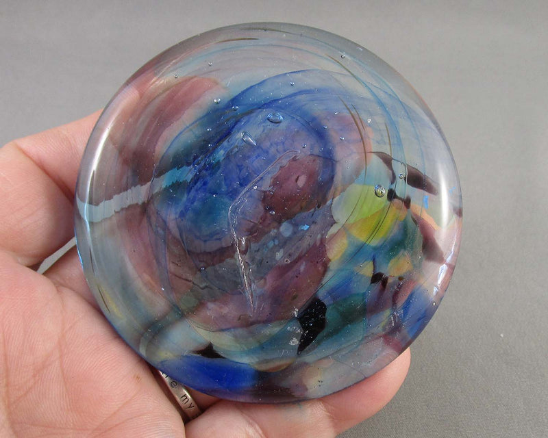 Hand Blown Glass Paperweight (Vintage) 1pc B026-6