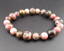 Rhodonite Gemstone Bracelet H117-9