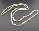 Natural Pearl Gemstone Necklace Vintage H144-7