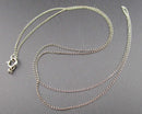0.6mm Round Link Chain Necklace 925 Sterling Silver H144-14