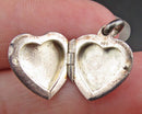 Heart Locket Pendant 925 Sterling Silver (Vintage) H144-18