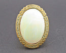Mother of Pearl Gemstone Ring Size 4.5 (Vintage) H144-20
