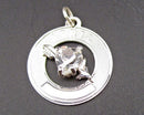 925 Sterling Silver April Pendant (Vintage) H144-21
