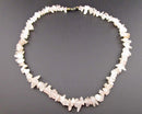 Quartz Gemstone Necklace Vintage H144-25