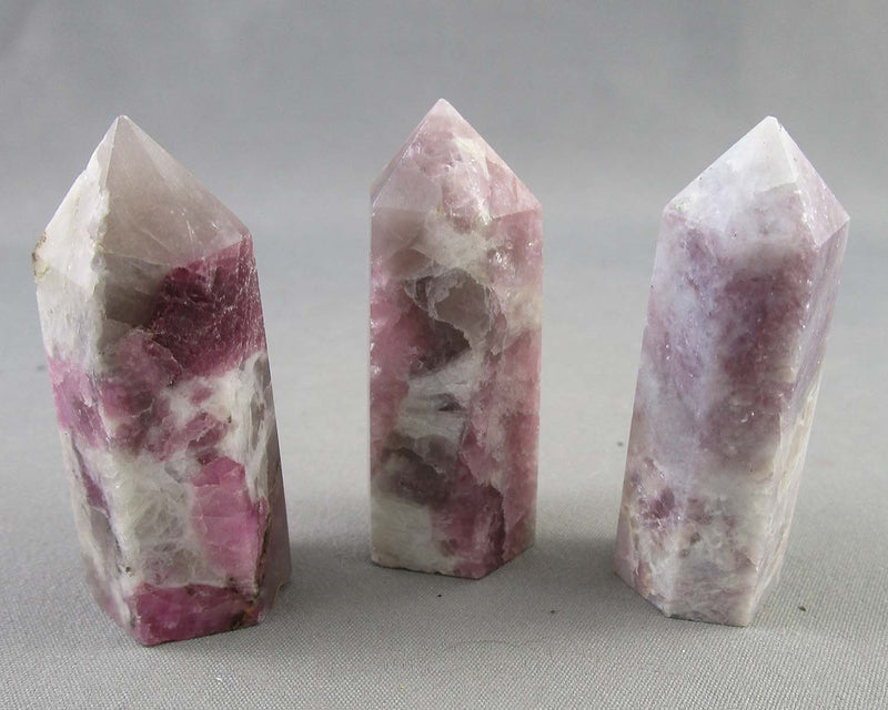 You Choose!  Pink Tourmaline in Quartz Standing Point